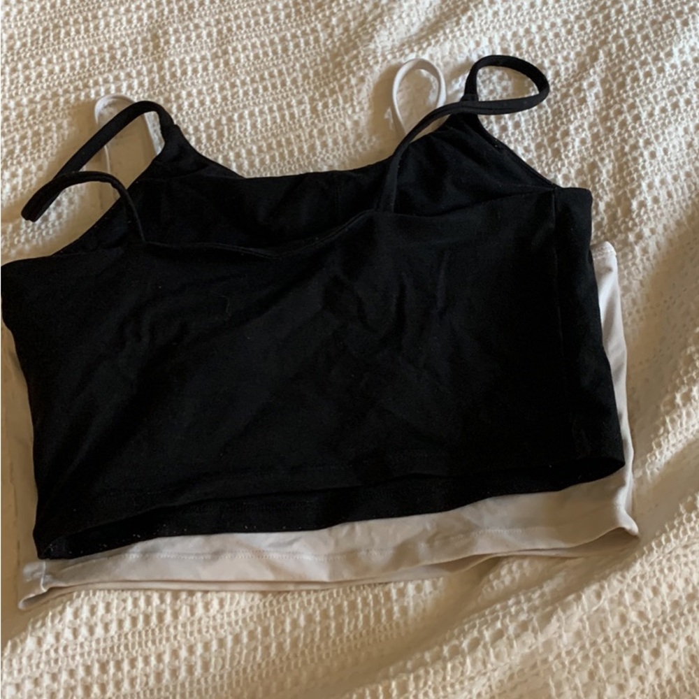 Workout crop tank top